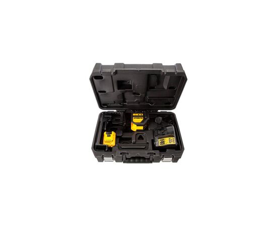 Лазерный нивелир DeWALT 10.8/12В XR Li-Ion, зеленый луч, 2Ah, кейс (DCE088D1G), изображение 3 Лазерный нивелир DeWALT 10.8/12В XR Li-Ion, зеленый луч, 2Ah, кейс (DCE088D1G), изображение 3