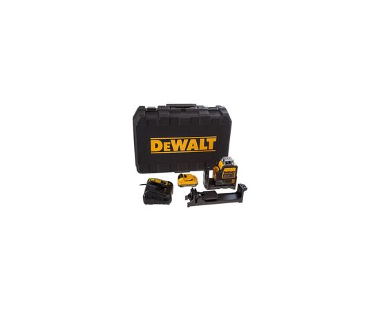 Лазерный нивелир DeWALT 10.8/12В XR Li-Ion, красный луч, 2Ah, кейс (DCE0811D1R), изображение 3 Лазерный нивелир DeWALT 10.8/12В XR Li-Ion, красный луч, 2Ah, кейс (DCE0811D1R), изображение 3