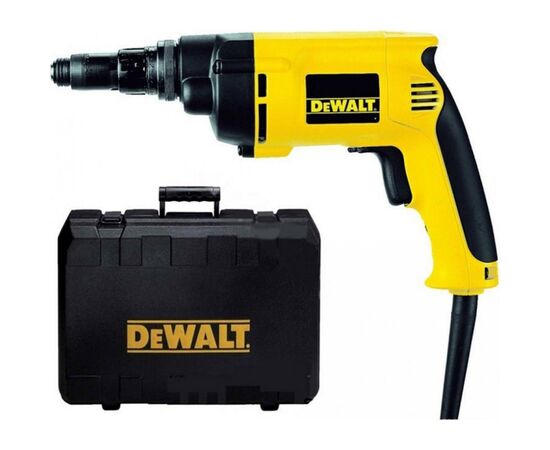 Шуруповерт DeWALT 540 Вт, 4-26 Нм, 0-2500 об/мин, вес 1.4 кг, кейс (DW268K), изображение 3 Шуруповерт DeWALT 540 Вт, 4-26 Нм, 0-2500 об/мин, вес 1.4 кг, кейс (DW268K), изображение 3
