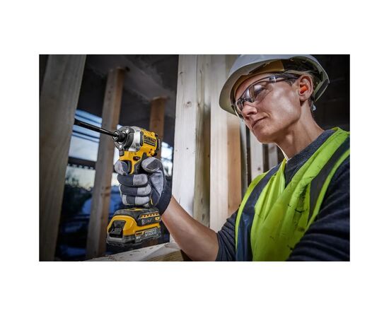 Шуруповерт DeWALT 18 В XR Li-lon PowerStack 1.7Ah, 206 Нм,кейс TSTAK (DCF850E1T), изображение 6 Шуруповерт DeWALT 18 В XR Li-lon PowerStack 1.7Ah, 206 Нм,кейс TSTAK (DCF850E1T), изображение 6