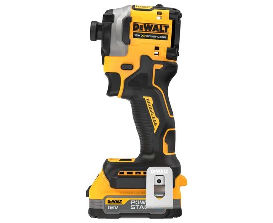 Шуруповерт DeWALT 18 В XR Li-lon PowerStack 2x1.7Ah, 206 Нм, кейс TSTAK (DCF850E2T), изображение 3 Шуруповерт DeWALT 18 В XR Li-lon PowerStack 2x1.7Ah, 206 Нм, кейс TSTAK (DCF850E2T), изображение 3