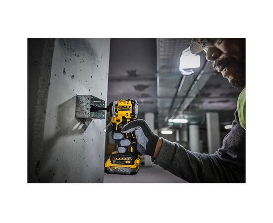 Шуруповерт DeWALT 18 В XR Li-lon PowerStack 2x1.7Ah, 206 Нм, кейс TSTAK (DCF850E2T), изображение 4 Шуруповерт DeWALT 18 В XR Li-lon PowerStack 2x1.7Ah, 206 Нм, кейс TSTAK (DCF850E2T), изображение 4