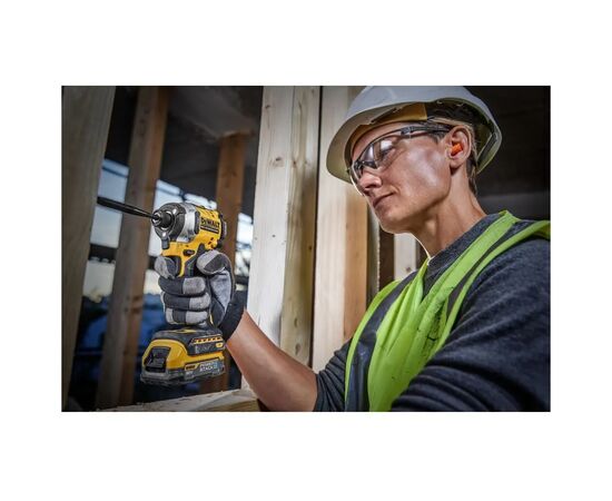 Шуруповерт DeWALT 18 В XR Li-lon PowerStack 2x1.7Ah, 206 Нм, кейс TSTAK (DCF850E2T), изображение 5 Шуруповерт DeWALT 18 В XR Li-lon PowerStack 2x1.7Ah, 206 Нм, кейс TSTAK (DCF850E2T), изображение 5