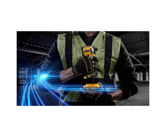 Шуруповерт DeWALT 18 В XR Li-lon PowerStack 2x1.7Ah, 206 Нм, кейс TSTAK (DCF850E2T), изображение 6 Шуруповерт DeWALT 18 В XR Li-lon PowerStack 2x1.7Ah, 206 Нм, кейс TSTAK (DCF850E2T), изображение 6