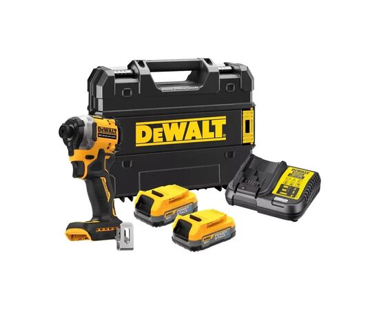 Шуруповерт DeWALT 18 В XR Li-lon PowerStack 2x1.7Ah, 206 Нм, кейс TSTAK (DCF850E2T), изображение 7 Шуруповерт DeWALT 18 В XR Li-lon PowerStack 2x1.7Ah, 206 Нм, кейс TSTAK (DCF850E2T), изображение 7