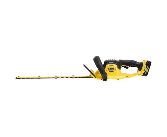 Кусторез DeWALT 18 В, 5Ah, длина ножа 55 см, диаметр веток 25 мм (DCMHT563P1), изображение 2 Кусторез DeWALT 18 В, 5Ah, длина ножа 55 см, диаметр веток 25 мм (DCMHT563P1), изображение 2