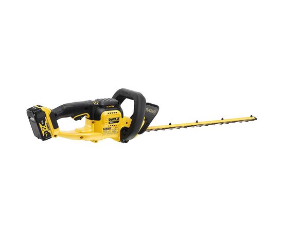 Кусторез DeWALT 18 В, 5Ah, длина ножа 55 см, диаметр веток 25 мм (DCMHT563P1), изображение 4 Кусторез DeWALT 18 В, 5Ah, длина ножа 55 см, диаметр веток 25 мм (DCMHT563P1), изображение 4
