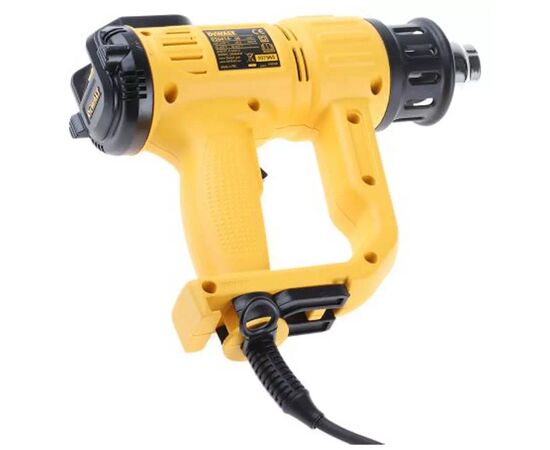 Строительный фен DeWALT 2000 Вт, 50 - 600 C, LCD (D26414), изображение 4 Строительный фен DeWALT 2000 Вт, 50 - 600 C, LCD (D26414), изображение 4