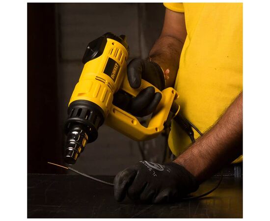 Строительный фен DeWALT 2000 Вт, 50 - 600 C, LCD (D26414), изображение 7 Строительный фен DeWALT 2000 Вт, 50 - 600 C, LCD (D26414), изображение 7