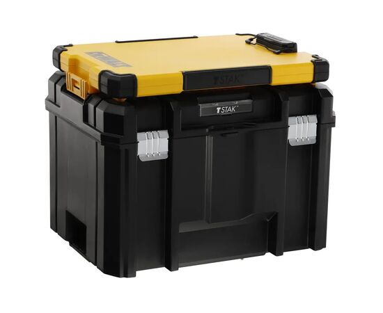 Ящик для инструментов DeWALT планшет с органайзером TSTAK 413х285х35 мм, формат А4 (DWST82732-1), изображение 4 Ящик для инструментов DeWALT планшет с органайзером TSTAK 413х285х35 мм, формат А4 (DWST82732-1), изображение 4