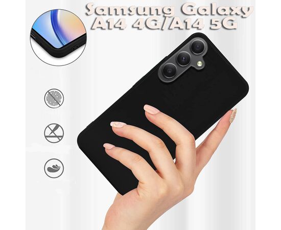 Чехол для моб. телефона BeCover Samsung Galaxy A14 4G SM-A145/A14 5G SM-A146 Black (708978), изображение 5 Чехол для моб. телефона BeCover Samsung Galaxy A14 4G SM-A145/A14 5G SM-A146 Black (708978), изображение 5
