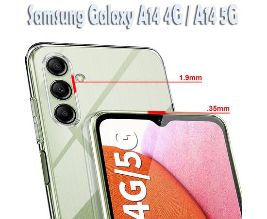Чохол до моб. телефона BeCover Samsung Galaxy A14 4G SM-A145/A14 5G SM-A146 Transparancy (708971), зображення 6 Чохол до моб. телефона BeCover Samsung Galaxy A14 4G SM-A145/A14 5G SM-A146 Transparancy (708971), зображення 6