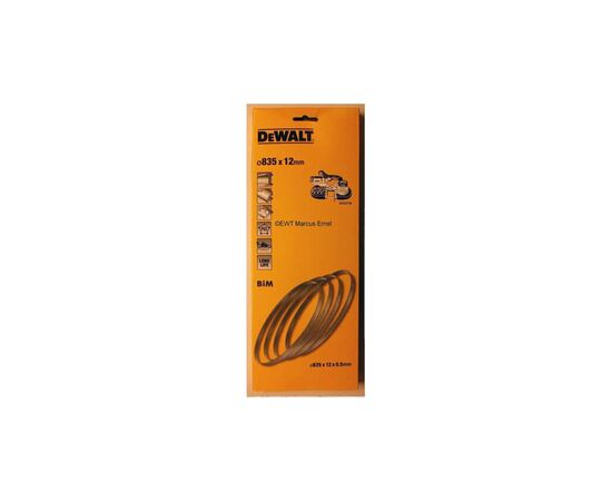 Полотно DeWALT для ленточных пил, по металлу, 835х12х0.5 мм, 1.05 мм, 4 шт (DT8462), изображение 2 Полотно DeWALT для ленточных пил, по металлу, 835х12х0.5 мм, 1.05 мм, 4 шт (DT8462), изображение 2