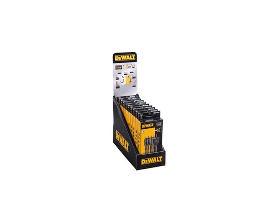 Набор сверл DeWALT в касете для Tough Case, перовых EXTREME IMPACT по дереву, 6 шт (DT70832), изображение 3 Набор сверл DeWALT в касете для Tough Case, перовых EXTREME IMPACT по дереву, 6 шт (DT70832), изображение 3