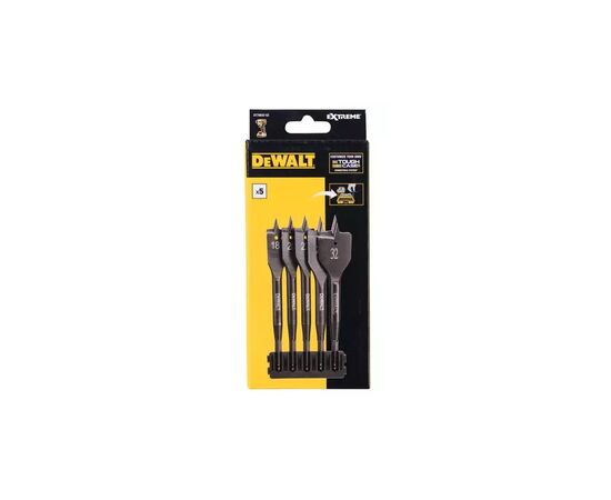 Набор сверл DeWALT в касете для Tough Case, перовых EXTREME IMPACT по дереву, 6 шт (DT70832)