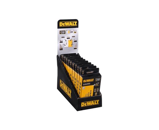 Набор сверл DeWALT в касете для Tough Case, по металлу Black&Gold, 7 шт. (DT70828), изображение 3 Набор сверл DeWALT в касете для Tough Case, по металлу Black&Gold, 7 шт. (DT70828), изображение 3
