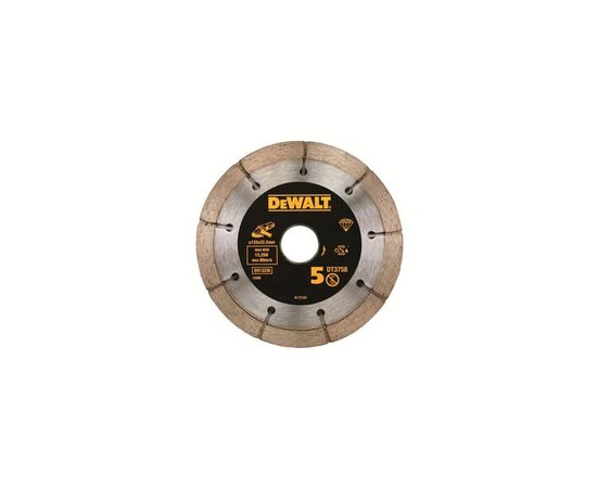 Диск пильний DeWALT алмазний здвоєний бетон/цегла/штукатурка, 125x6.3х22.2 мм (DT3758)