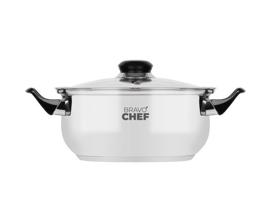 Кастрюля Bravo Chef 4.5 л Bakelite (BC-2002-24), изображение 2 Кастрюля Bravo Chef 4.5 л Bakelite (BC-2002-24), изображение 2