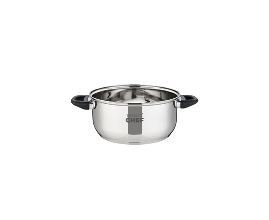 Кастрюля Bravo Chef L"Appetit 2.7 л Bakelite (BC-2003-20), изображение 3 Кастрюля Bravo Chef L"Appetit 2.7 л Bakelite (BC-2003-20), изображение 3