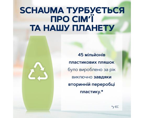 Шампунь Schauma Moisture & Shine для нормальных и сухих волос 400 мл (9000101704976), изображение 6 Шампунь Schauma Moisture & Shine для нормальных и сухих волос 400 мл (9000101704976), изображение 6