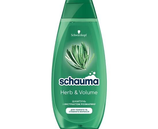 Шампунь Schauma Herb & Volume з екстрактом розмарину для тонкого та слабкого волосся 400 мл (9000101647433)