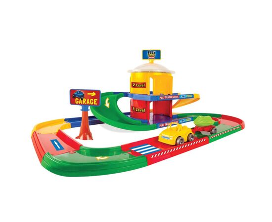 Игровой набор Wader Play Tracks Garage – гараж 2 этажа (53010), изображение 2 Игровой набор Wader Play Tracks Garage – гараж 2 этажа (53010), изображение 2