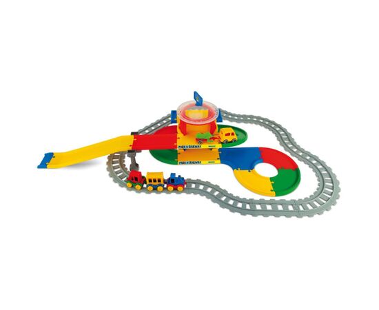 Игровой набор Wader Play Tracks вокзал 6,4 м (51520), изображение 2 Игровой набор Wader Play Tracks вокзал 6,4 м (51520), изображение 2