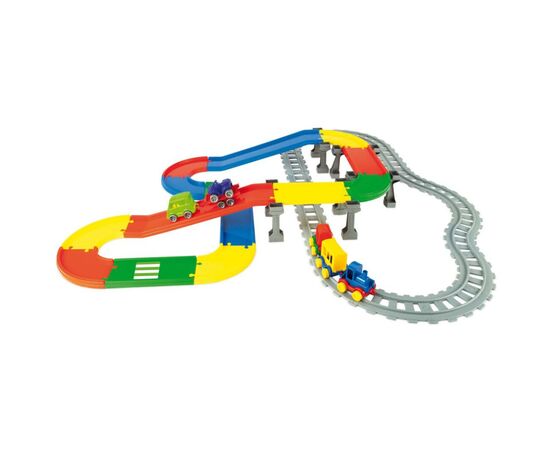 Игровой набор Wader Play Tracks городок 6,3м (51510), изображение 2 Игровой набор Wader Play Tracks городок 6,3м (51510), изображение 2