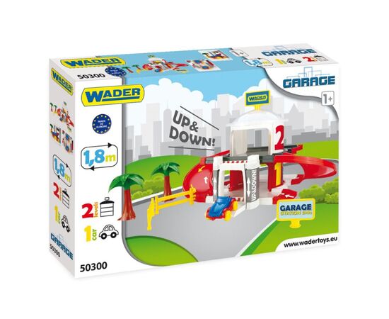 Игровой набор Wader Гараж с лифтом - 2 уровня (50300)