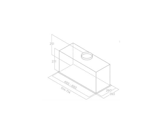 Вытяжка кухонная Elica FOLD BL MAT/A/52, изображение 2 Вытяжка кухонная Elica FOLD BL MAT/A/52, изображение 2