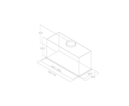 Витяжка кухонна Elica LANE BL MAT/A/72, зображення 9 Витяжка кухонна Elica LANE BL MAT/A/72, зображення 9