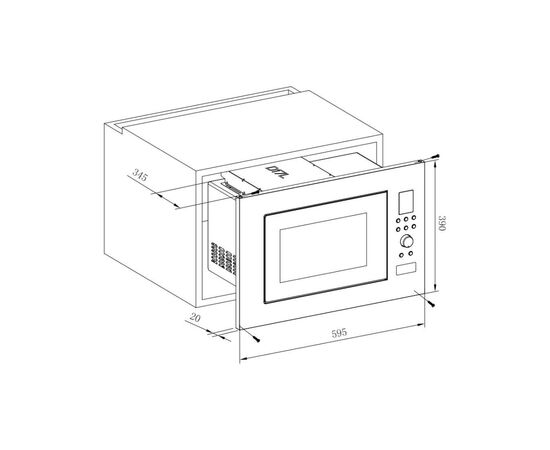 Микроволновая печь Interline MWA 523 ESА XA, изображение 9