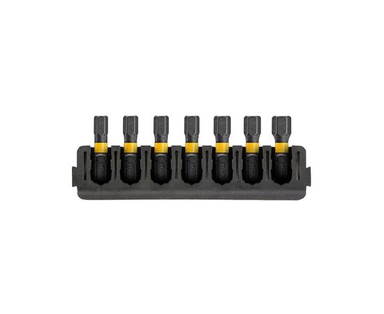 Набор бит DeWALT в касете для Tough Case, FlexTorq, L=25 мм, H3, H4-3 шт, H5-2 шт, H6 (DT70806)