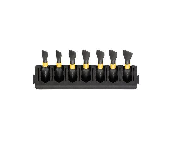 Набор бит DeWALT в касете для Tough Case, FlexTorq, L=25 мм, SL4, SL4.5-2 шт, SL5.5, SL6, SL6.5 (DT70814)