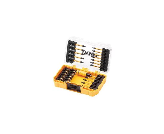 Набор бит DeWALT EXTREME FLEXTORQ, Phillips, Pozidriv, Torx, T25, L= 25,57 мм, 31 шт, кейс (DT70745T), изображение 2 Набор бит DeWALT EXTREME FLEXTORQ, Phillips, Pozidriv, Torx, T25, L= 25,57 мм, 31 шт, кейс (DT70745T), изображение 2