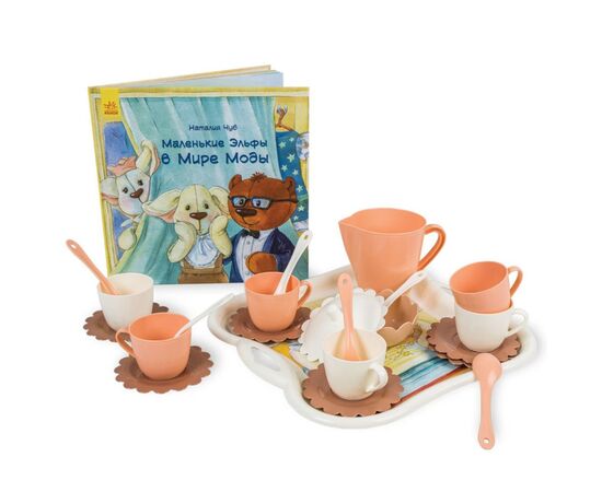 Игровой набор Tigres посуда Сказки в мире моды в коробке + книга русский (39409), изображение 2 Игровой набор Tigres посуда Сказки в мире моды в коробке + книга русский (39409), изображение 2