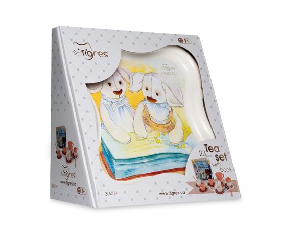 Игровой набор Tigres посуда Сказки в мире моды в коробке + книга русский (39409), изображение 3 Игровой набор Tigres посуда Сказки в мире моды в коробке + книга русский (39409), изображение 3