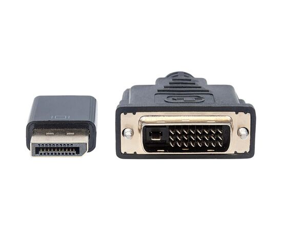 Кабель мультимедийный DisplayPort M to DVI-D 25 M 3.0m Manhattan Intracom (152136), изображение 2 Кабель мультимедийный DisplayPort M to DVI-D 25 M 3.0m Manhattan Intracom (152136), изображение 2