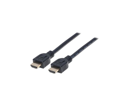 Кабель мультимедийный HDMI to HDMI 1.0m V1.4 CL3 Manhattan Intracom (353922)