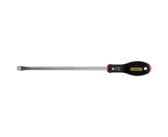 Отвертка Stanley FatMax, шлиц SL12х250мм, расширяющееся жало. (0-65-143)
