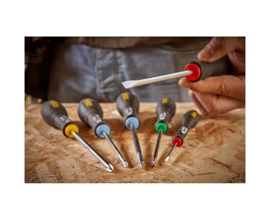 Отвертка Stanley FatMax, шлиц SL5.5х150мм, расширяющееся жало. (0-65-483), изображение 4