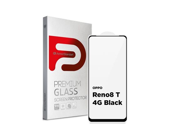 Стекло защитное Armorstandart Full Glue OPPO Reno8 T 4G Black (ARM66490)
