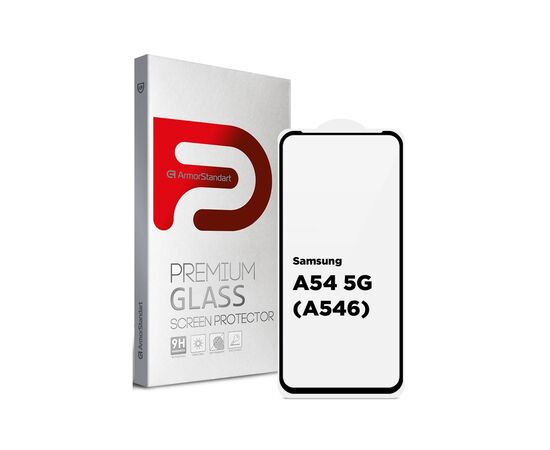 Стекло защитное Armorstandart Full Glue Samsung A54 5G (A546) Black (ARM66204)