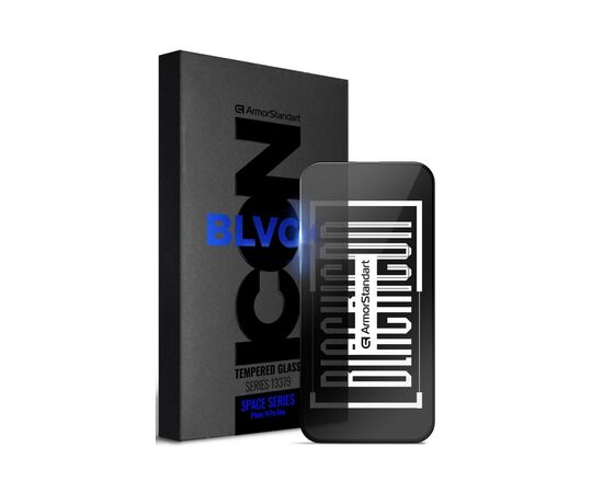 Стекло защитное Armorstandart Space Black Icon Apple iPhone 14/13/13 Pro with cutout (ARM67729)