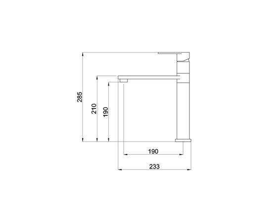 Смеситель Elleci Just cromato, изображение 3 Смеситель Elleci Just cromato, изображение 3
