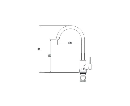 Смеситель Interline RING Grafit, изображение 8 Смеситель Interline RING Grafit, изображение 8