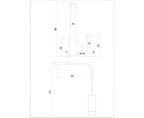Смеситель Interline Urban sateen, изображение 2 Смеситель Interline Urban sateen, изображение 2