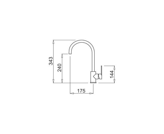 Смеситель Interline Tango new Gray, изображение 8 Смеситель Interline Tango new Gray, изображение 8