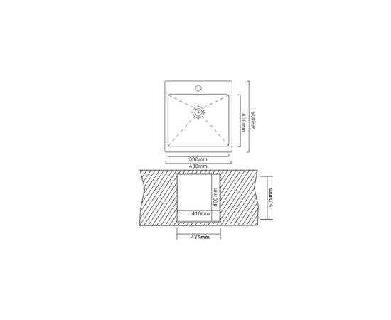 Мойка кухонная Interline ELEGANT Slim Sateen, изображение 9