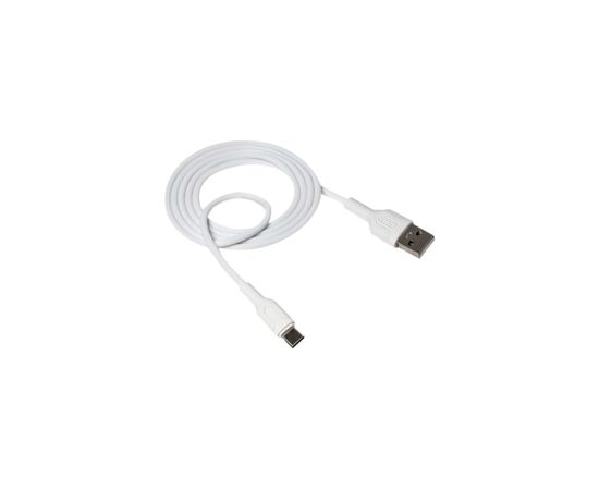 Дата кабель USB 2.0 AM to Type-C 1.0m NB212 2.1A White XO (XO-NB212c-WH), изображение 2 Дата кабель USB 2.0 AM to Type-C 1.0m NB212 2.1A White XO (XO-NB212c-WH), изображение 2